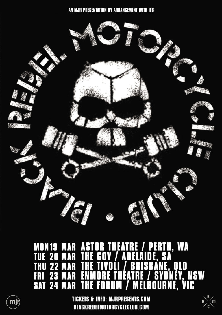 BRMC AUSTRALIA SPRING TOUR! Black Rebel Motorcycle Club